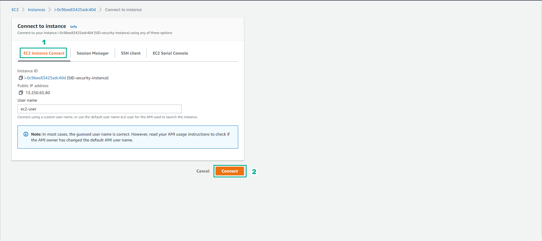 Connect EC2